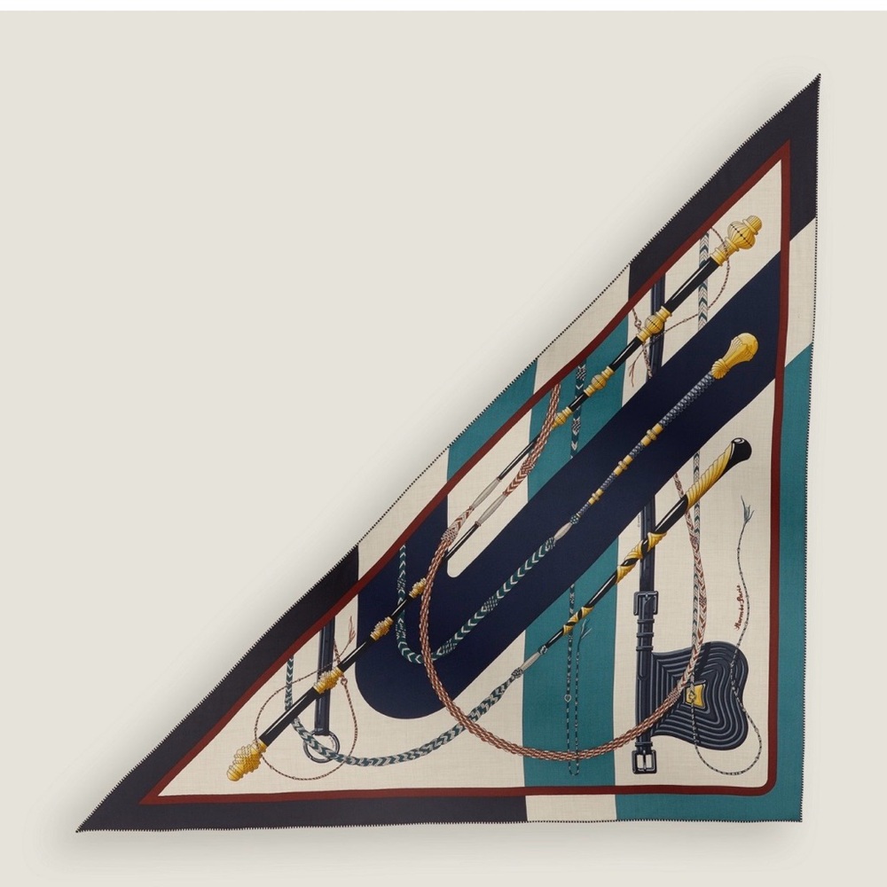 Hermes Cashmere Blend Giant Triangle
